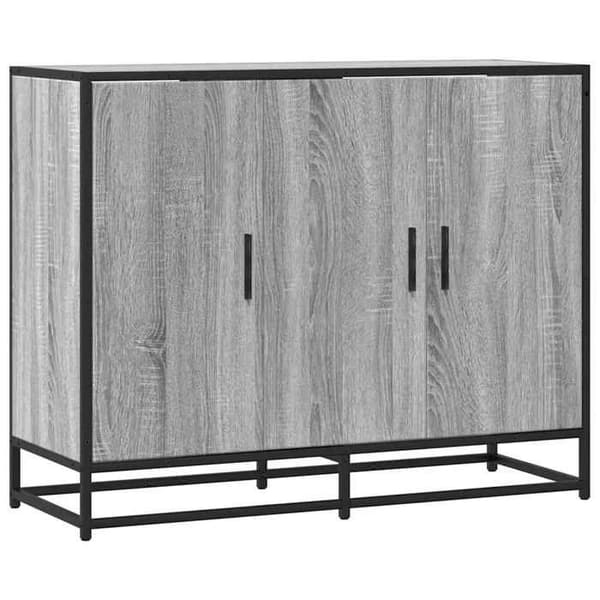 Maison Exclusive - Buffé Sonoma grå 94x35x76 cm ingenjörsträ