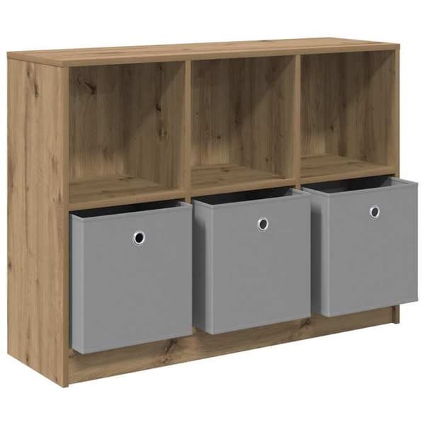 Maison Exclusive - Buffé i hantverksmässig ek 102 x 32 x 73,5 cm