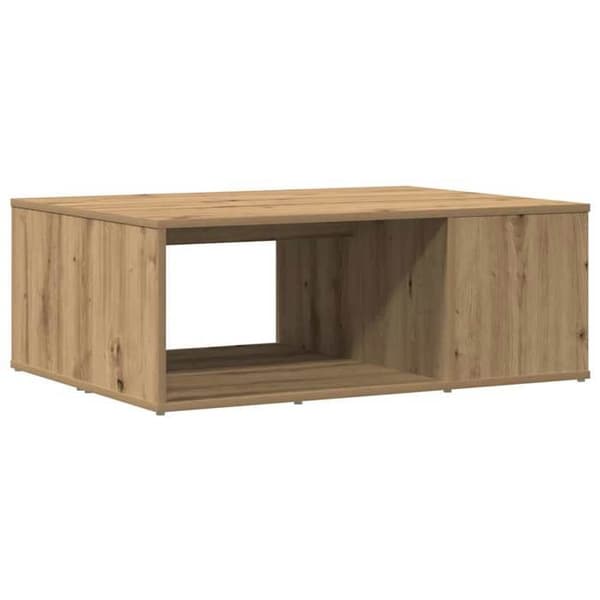 Maison Exclusive - Håndlavet egetræsbord 90x67x33 cm i ingeniørtræ Ek