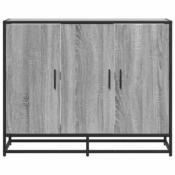 Maison Exclusive - Buffé Sonoma grå 94x35x76 cm ingenjörsträ