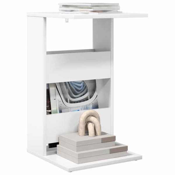 Sidobord - MAISON EXCLUSIVE - 40 x 35 x 60,5 cm - Vit - Ingenjörsträ - Rektangulär Vit