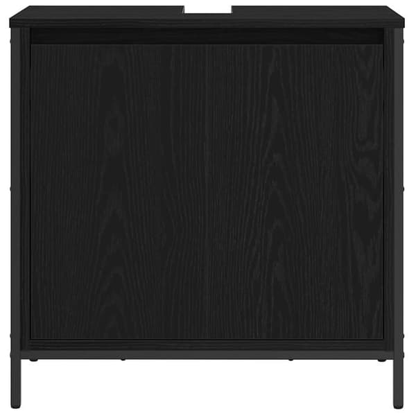 Maison Exclusive - Sort badeværelsesvaskemøbel 60x34,5x60 cm