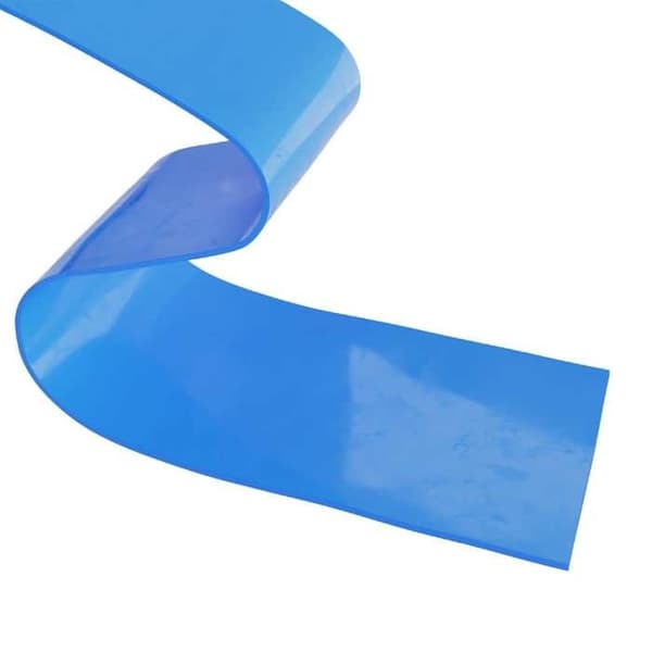 Maison Exclusive - Blå dørgardin 200 mmx1,6 mm 25 m PVC Blå