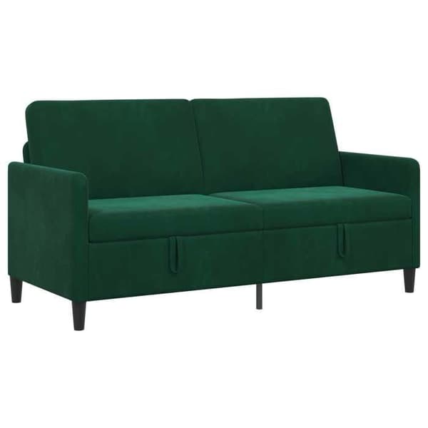 Maison Exclusive - Soffa med förvaring Mörkgrön 172 x 78 x 87 cm Polyester