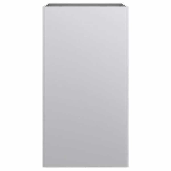 Maison Exclusive - Silverfärgad kruka 42x38x75 cm galvaniserat stål
