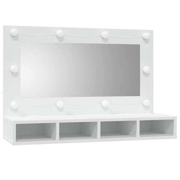 Maison Exclusive - Peilikaappi LED-valolla 90x31,5x62 cm