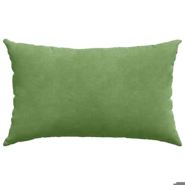 Sofa puder - EKSKLUSIV HUS - Moderne - Fløjl - Lys grøn - 50 x 30 cm Ljusgrön