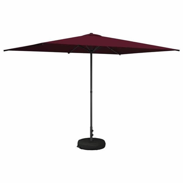Maison Exclusive - Haveparasol med base 200 x 300 cm Polyester