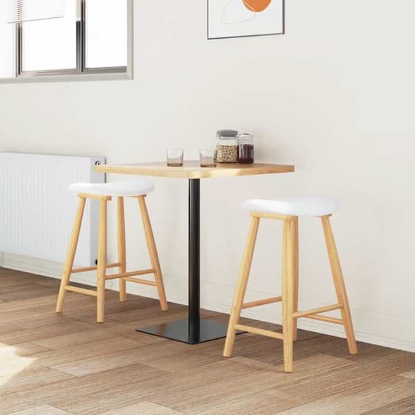 Maison Exclusive - Matstolar 2 st Massivt Gummiträ
