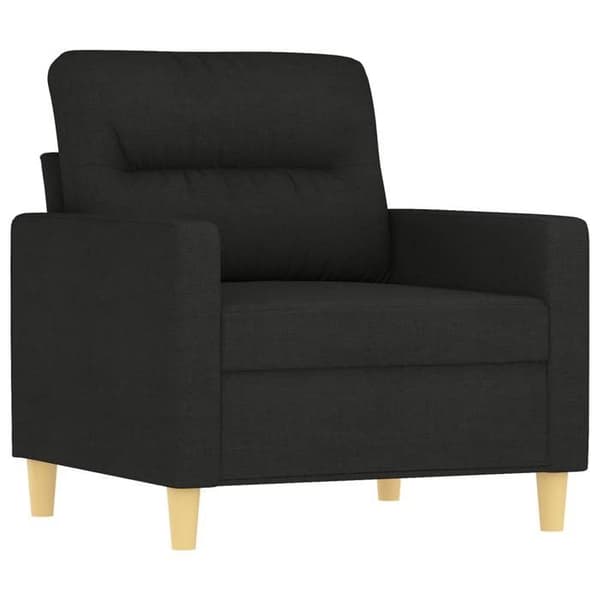 Maison Exclusive - Sæt af 4 sofaer med sorte stofpuder
