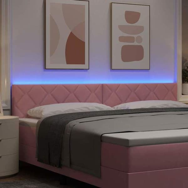Maison Exclusive - LED-pääty 200 cm Sametti Ruusu Ros