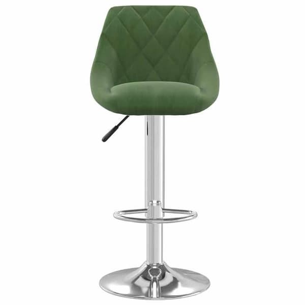 Maison Exclusive - Tummanvihreä Samettinen Baarijakkara