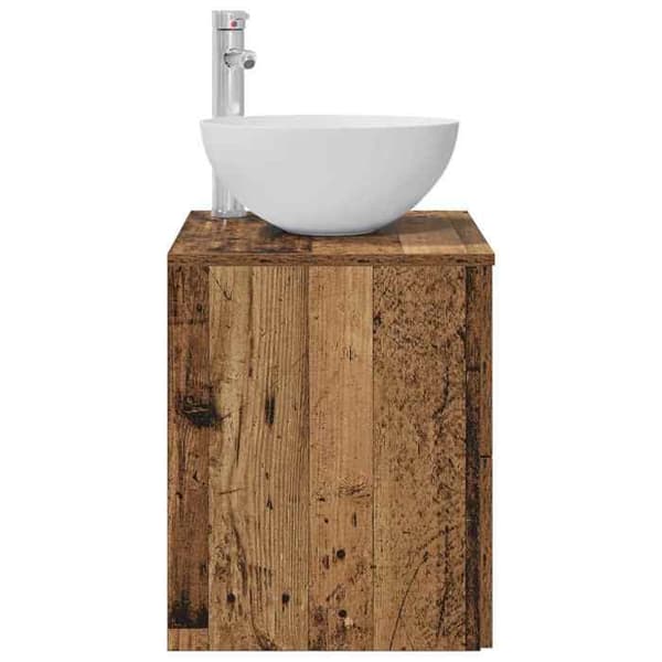 Maison Exclusive - Vaniteetti seinälle kiinnitettävä vanha puu 49,5 x 41 x 64,5 cm