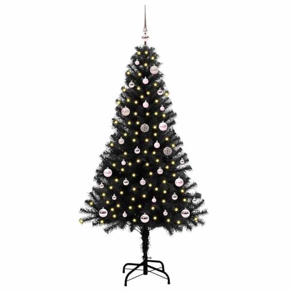 Maison Exclusive - Sort Juletræ 150 cm PVC Svart