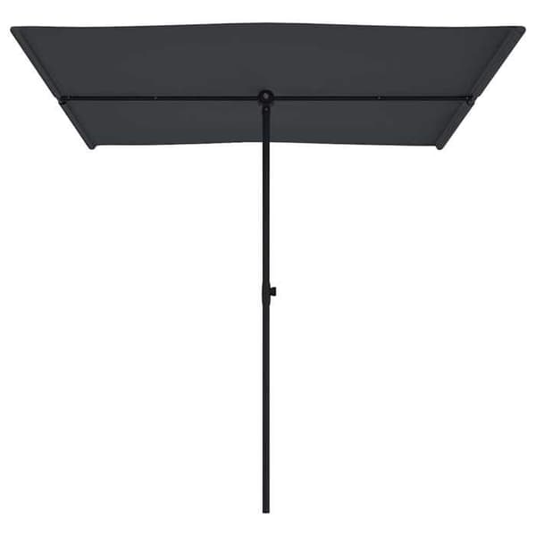 Maison Exclusive - Haveparasol med aluminiumsmast 2x1,5 m Sort
