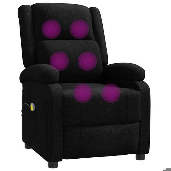 Maison Exclusive - Sort stof massage stol