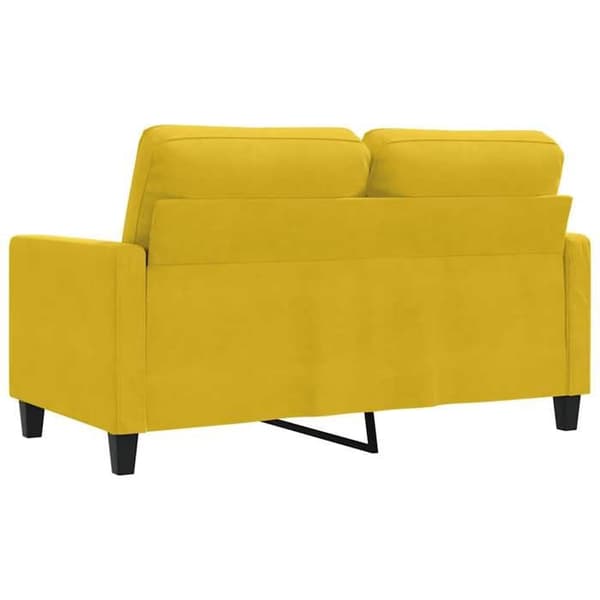 Maison Exclusive - Soffa 2-sits Gul 120 cm Sammet