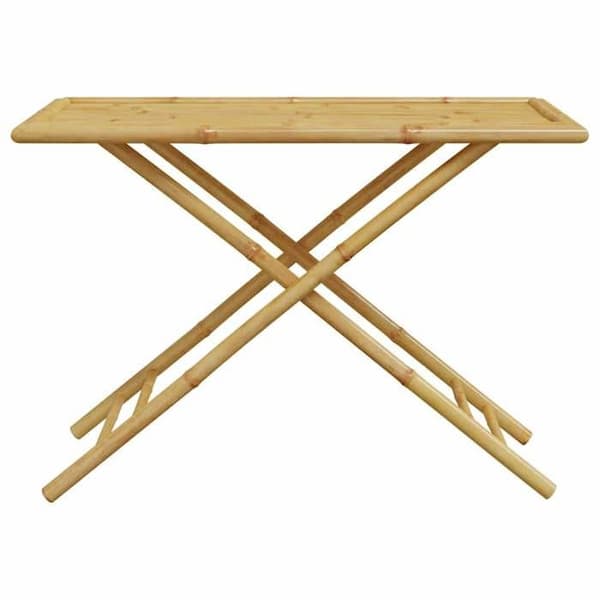 Maison Exclusive - Fällbart trädgårdsbord 110x55x75 cm bambu