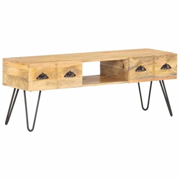 Maison Exclusive - TV-möbel 120x35x45 cm i solid mangoträ