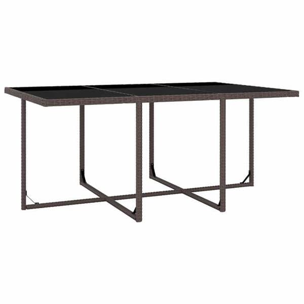 Maison Exclusive - Utomhusmatgrupp med kuddar 11 delar i flätad resin