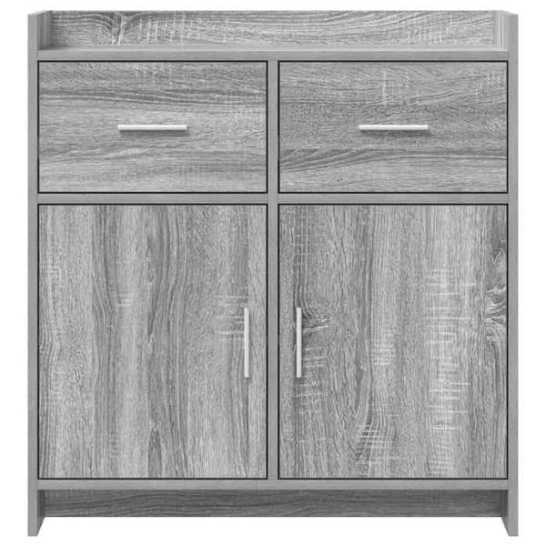 Maison Exclusive - Buffet Sonoma grå 75 x 36 x 80 cm Ingeniørtræ