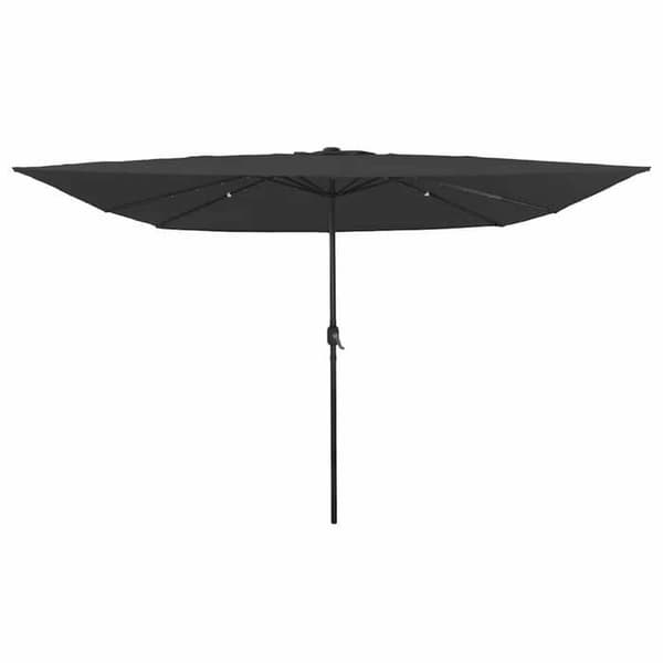Maison Exclusive - Haveparasol 295 x 295 x 245 cm Polyester og Stål