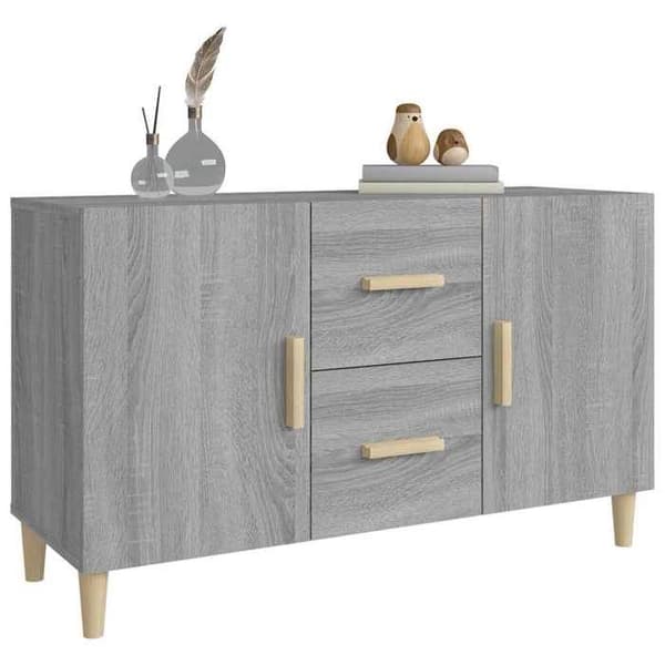 Maison Exclusive - Buffet sonoma grå 100x36x60 cm ingeniørtræ
