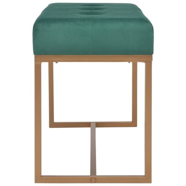 Maison Exclusive - Bænk 80 cm Grøn Velour grön