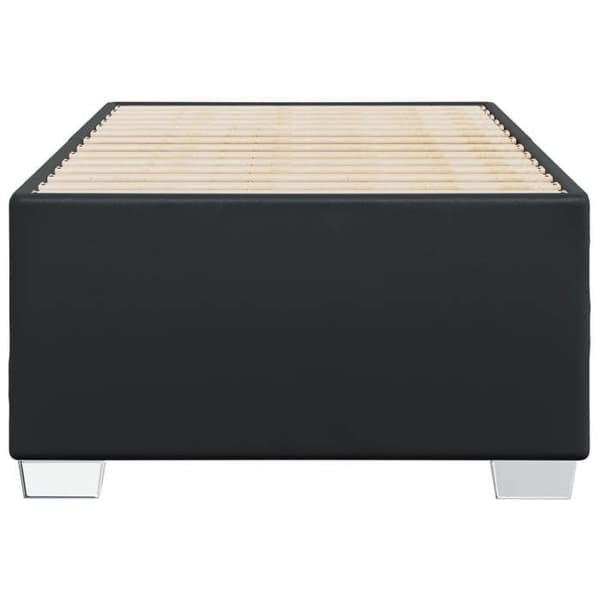 Maison Exclusive - Sengestel uden madras sort 90x200 cm kunstlæder Svart