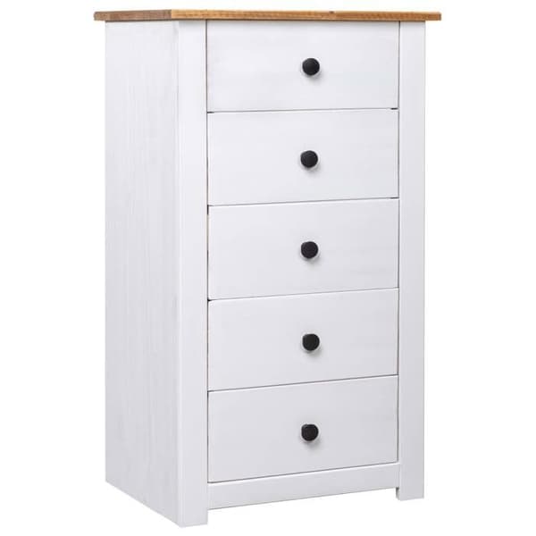 Maison Exclusive - Buffé Vit 46x40x89 cm Pin Gamme Panama Vit