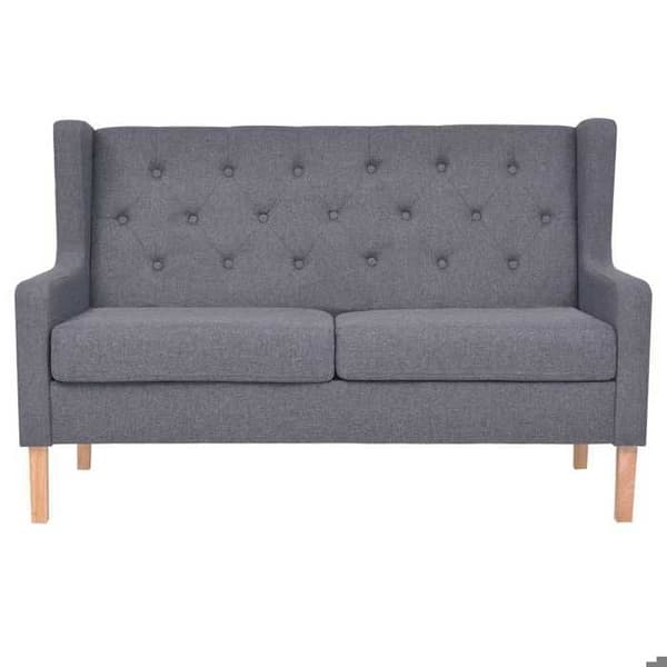 Maison Exclusive - Sæt af 2 grå stofsofaer grå