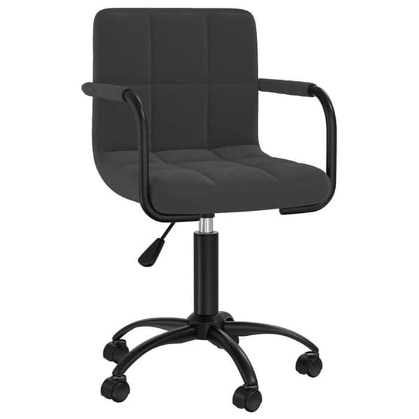Maison Exclusive - Drejestol til spisestue Sort Velour