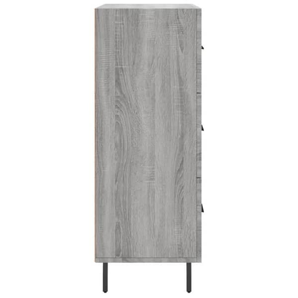 Maison Exclusive - Buffé Sonoma Grå 69,5x34x90 cm Ingenjörsträ Sonoma grå