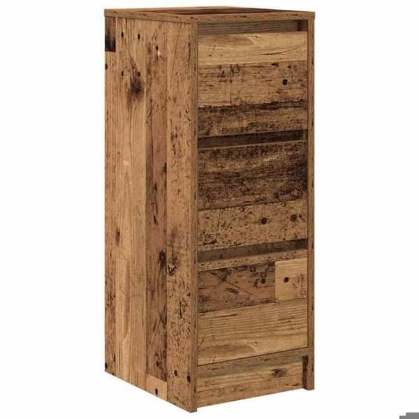 Maison Exclusive - Buffé gammalt trä 29,5x34x76 cm ingenjörsträ