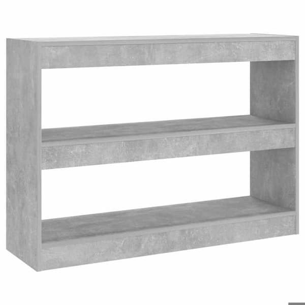 Maison Exclusive - Bibliotek/Rumseparator Grå beton 100x30x72 cm