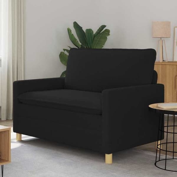 Maison Exclusive - Sort Sofa 126 x 81 x 87,5 cm Stof