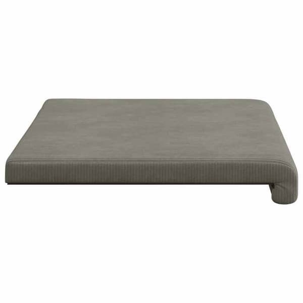 Maison Exclusive - Samettinen penkkityyny, vaaleanharmaa, syvyys 35 cm