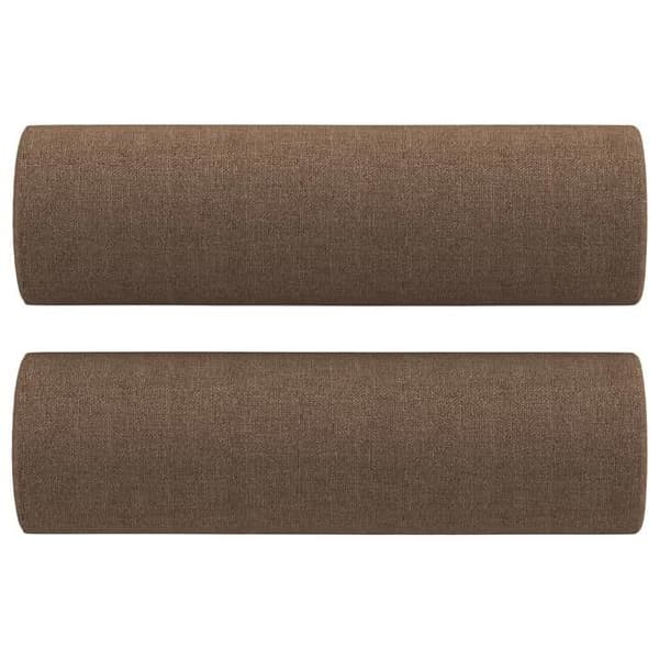 Soffa 3 platser - Maison Exclusive - Brun - Polyester tyg - Robust metallram brun