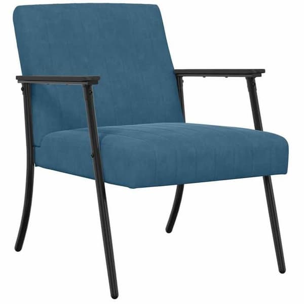 Maison Exclusive - blå velour lænestol