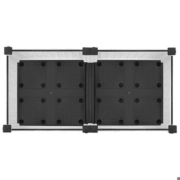 Maison Exclusive - Hævet seng 80x40x23 cm Polypropylen Vit