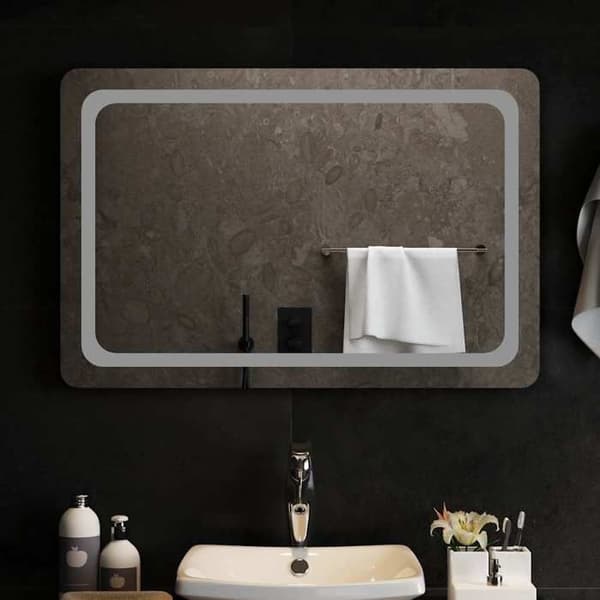 Maison Exclusive - LED-badrumsspegel 90x60 cm