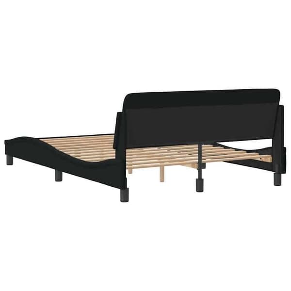 Maison Exclusive - Sängram Dover svart 140x200 cm tyg