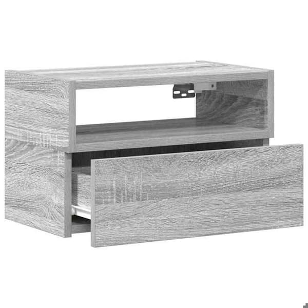 Maison Exclusive - Väggmonterade sängbord 2 st sonoma grå 45x26x28,5 cm Sonoma grå