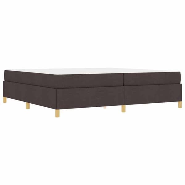 Maison Exclusive - Sängram Mörkbrun 200 x 200 cm tyg Mörkbrun