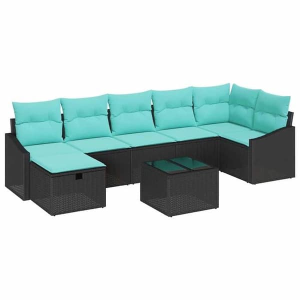 Maison Exclusive - 8-delars soffgrupp i polyrotin