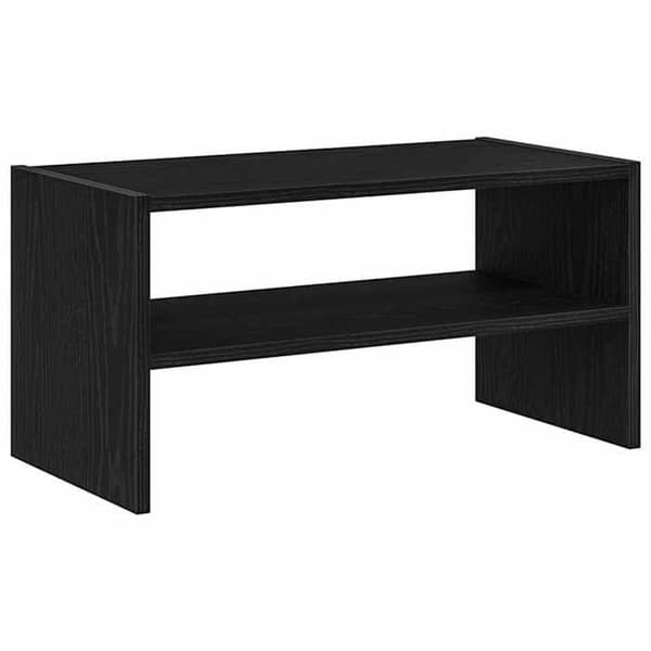 Maison Exclusive - Stabelbar skohylde i sort eg 60 x 30 x 30,5 cm