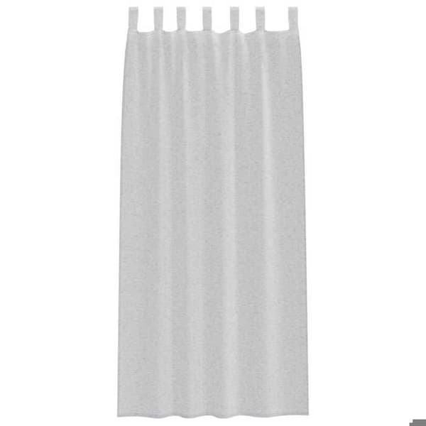 Maison Exclusive - Gardin i Voile 2 st Ljusgrå 245 x 140 cm Polyester