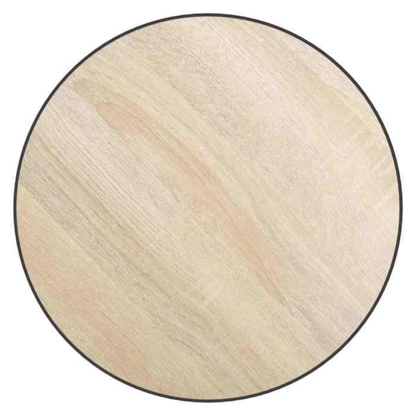 Maison Exclusive - Teatabel i Sonoma eg Ø35 cm MDF
