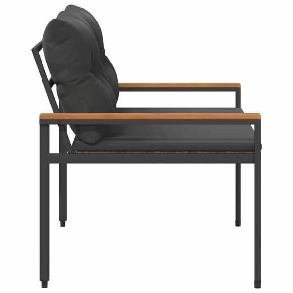 Maison Exclusive - Udendørs bænk 2-sæders 116 x 67,5 x 72 cm polyrotin