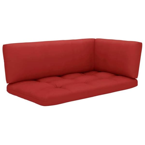 Soffa palett - MAISON EXCLUSIVE - 2 platser - Impregnerad furu - Kuddar ingår - Grå Grå